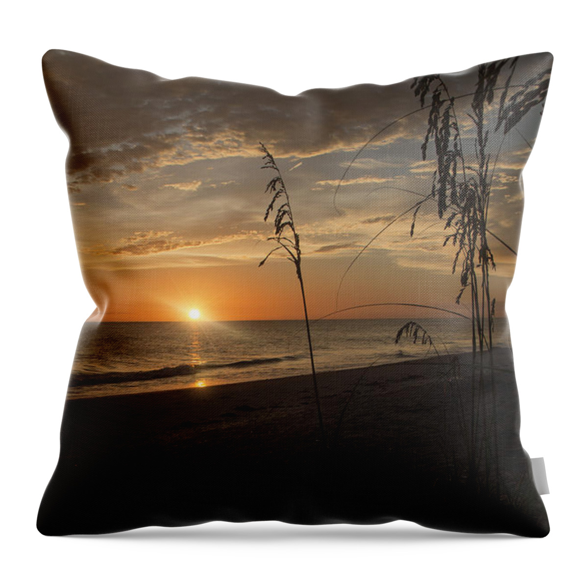 Sunset Throw Pillow featuring the photograph Sunset Portrait by Shari Jardina