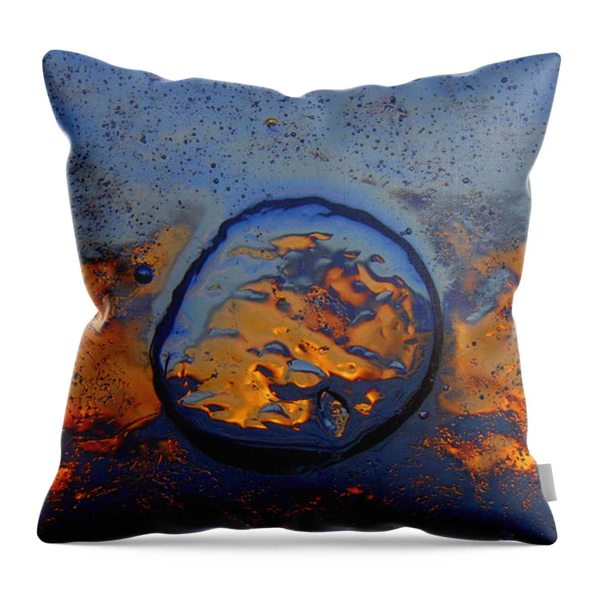 Sunset Throw Pillow featuring the photograph Sunset Rings by Sami Tiainen