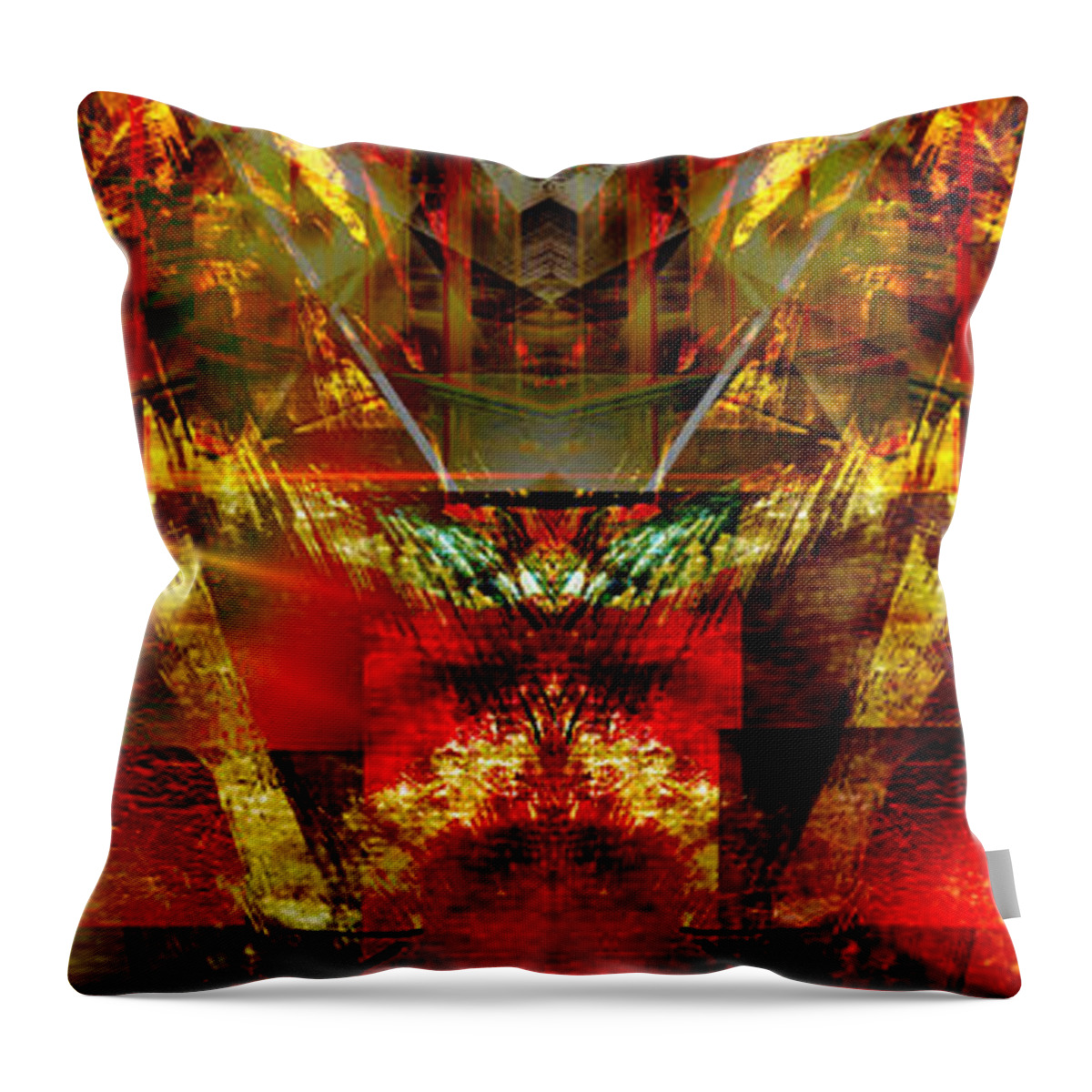 Abstract Throw Pillow featuring the digital art Sunshine.. by Art Di