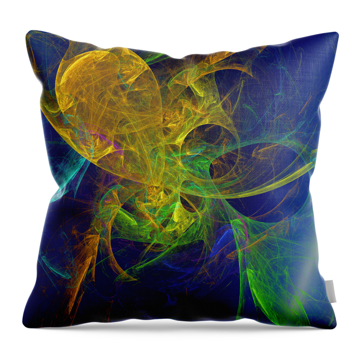 Art Throw Pillow featuring the digital art Sunshine by Jeff Iverson
