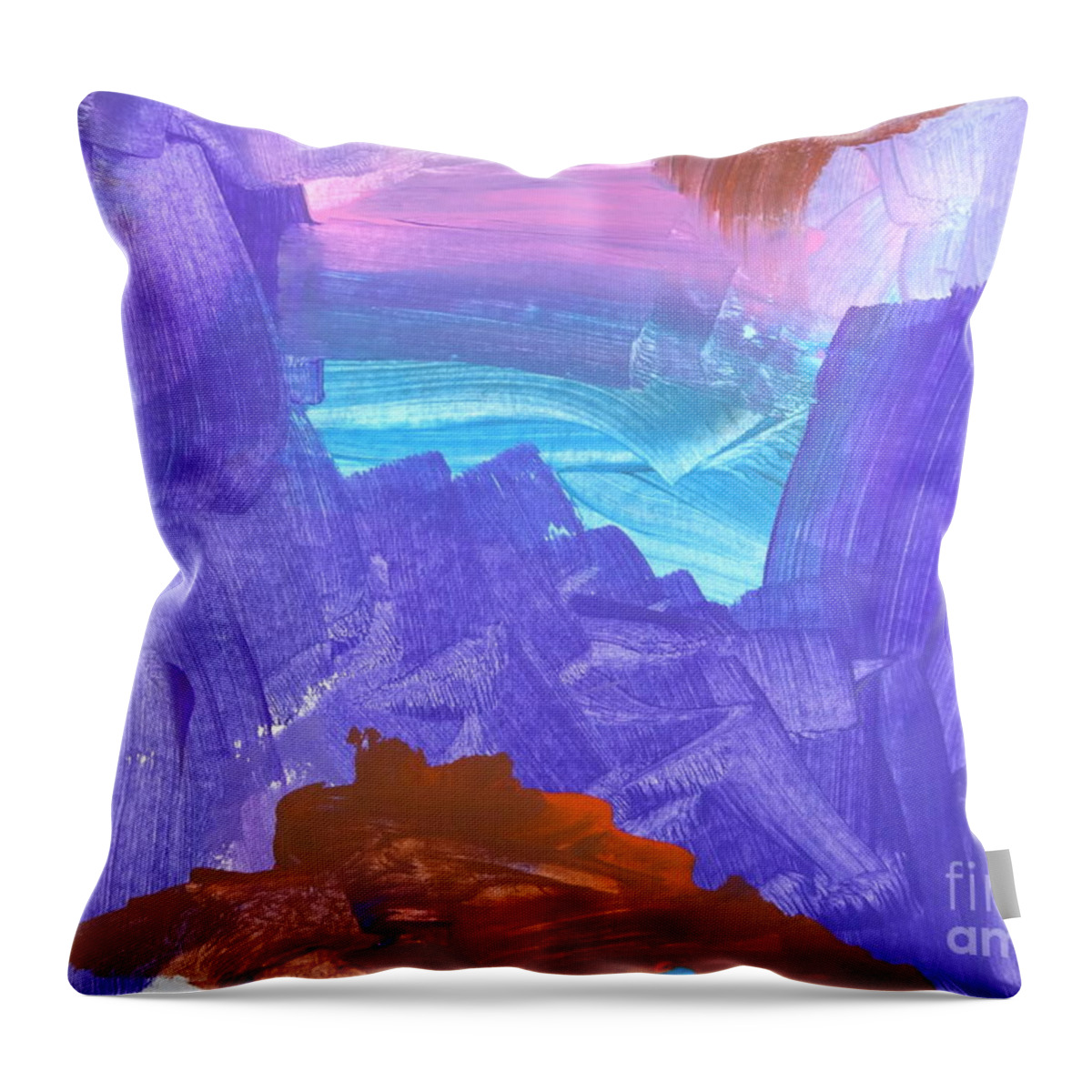 Original Throw Pillow featuring the photograph Surf by Hannah by Fred Wilson