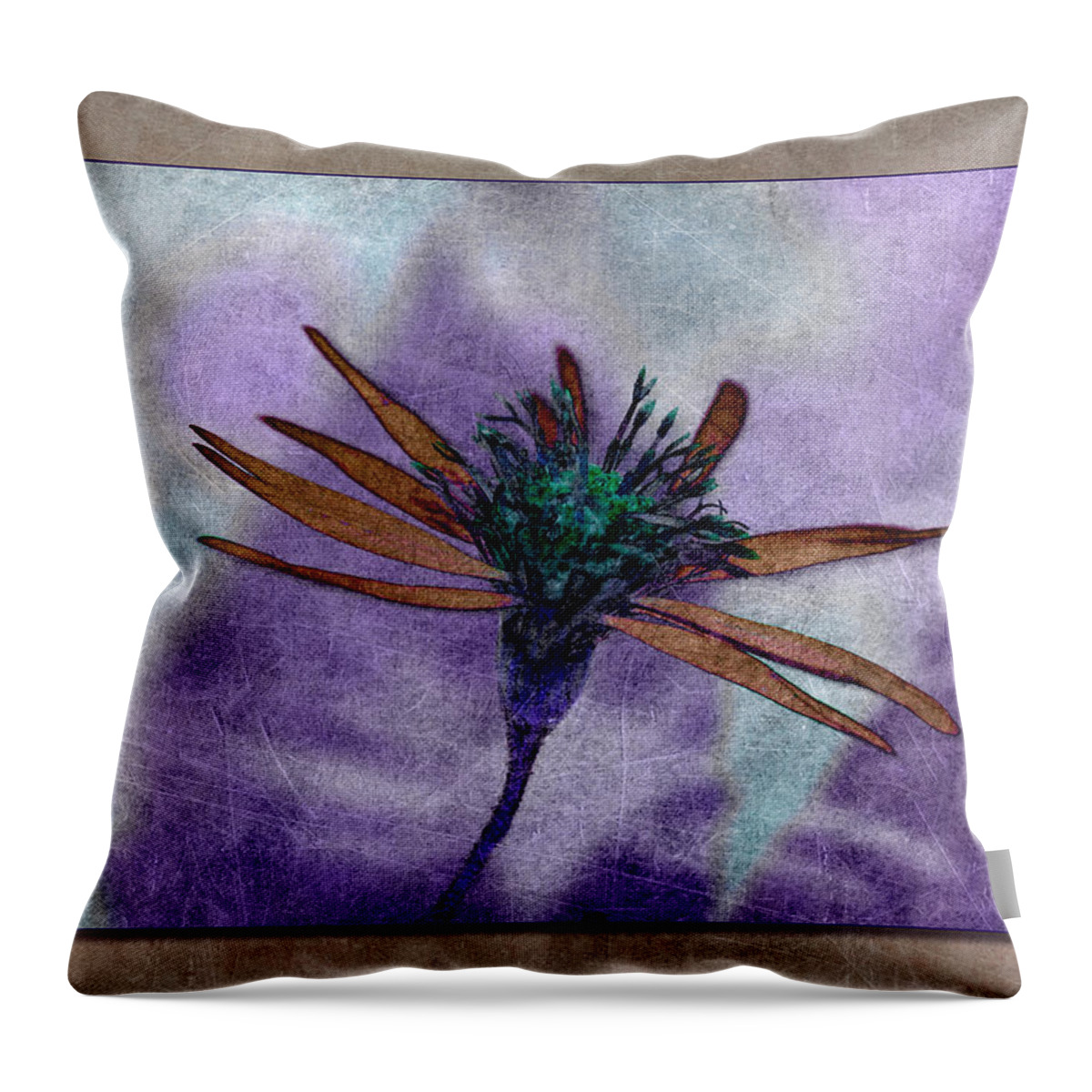 Flower Throw Pillow featuring the photograph Swampflower by WB Johnston
