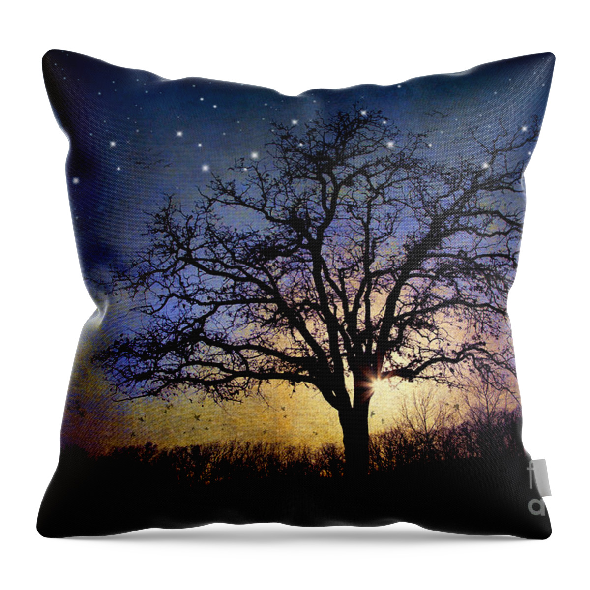 Landscape Throw Pillow featuring the photograph Sweet Dreams by Iris Greenwell