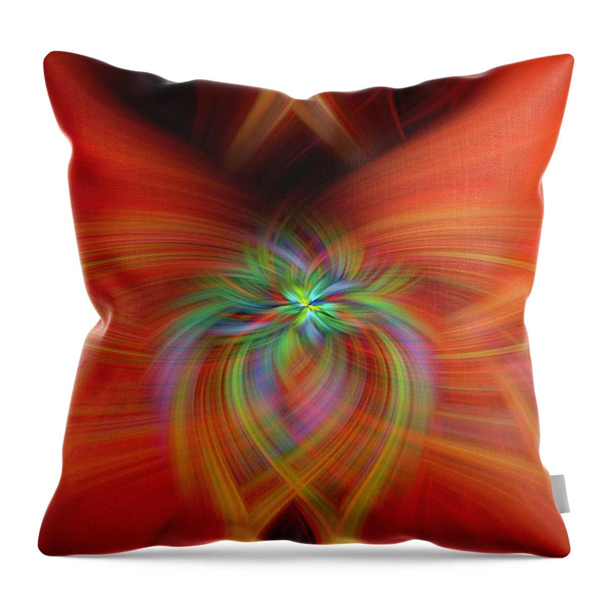 Abstract Throw Pillow featuring the photograph Swirly Twirls by Cathy Donohoue
