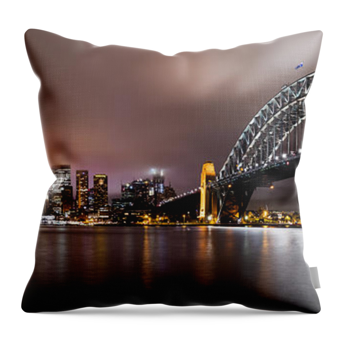 Sydney Throw Pillow featuring the photograph Sydney Harbor by Steven Hirsch