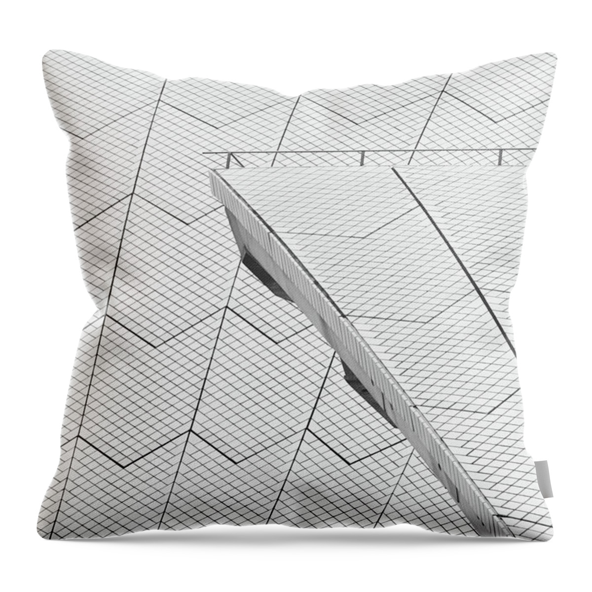 Sydney Throw Pillow featuring the photograph Sydney Opera House Roof No. 10-1 by Sandy Taylor
