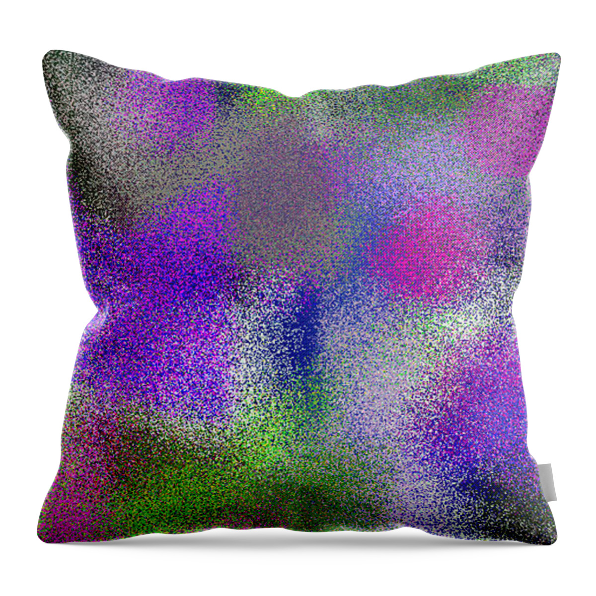 Abstract Throw Pillow featuring the digital art T.1.1762.111.1x2.2560x5120 by Gareth Lewis
