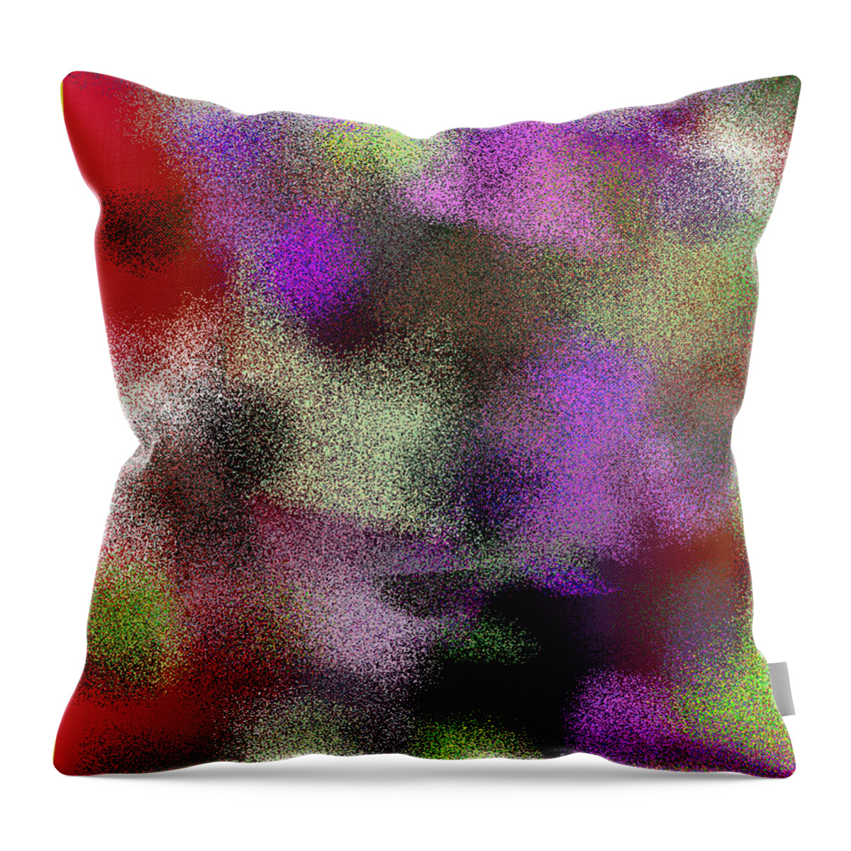 Abstract Throw Pillow featuring the digital art T.1.568.36.3x4.3840x5120 by Gareth Lewis