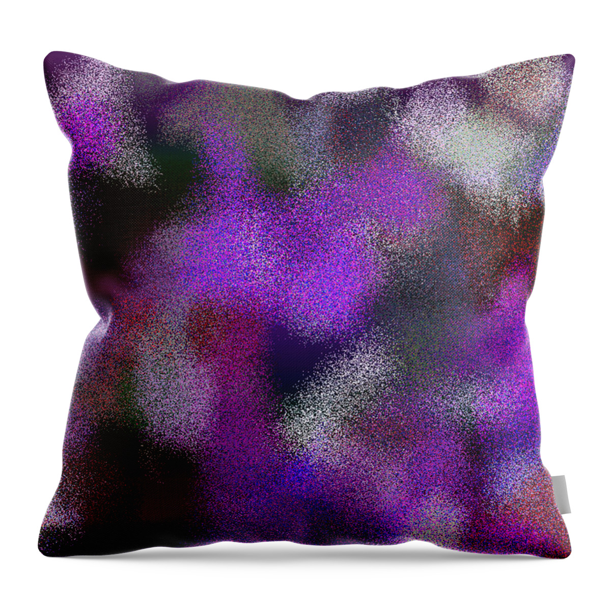 Abstract Throw Pillow featuring the digital art T.1.729.46.4x3.5120x3840 by Gareth Lewis