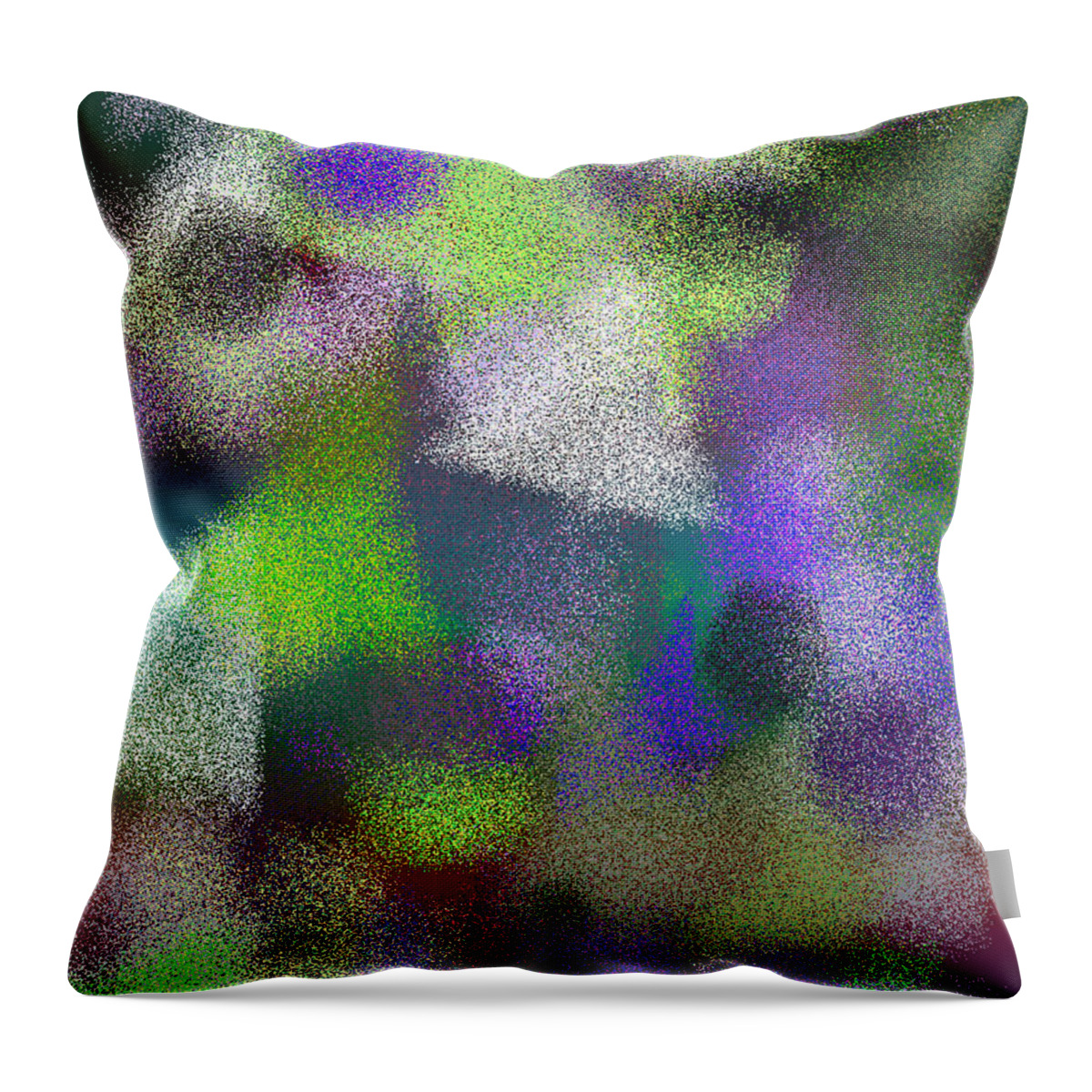 Abstract Throw Pillow featuring the digital art T.1.968.61.3x4.3840x5120 by Gareth Lewis