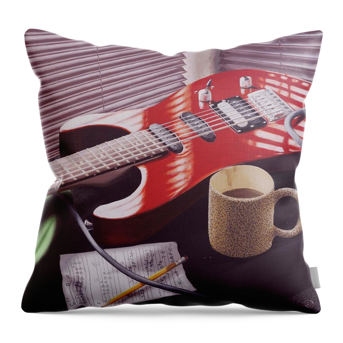 Still Life Throw Pillow featuring the painting Take Ten by Jon Carroll Otterson