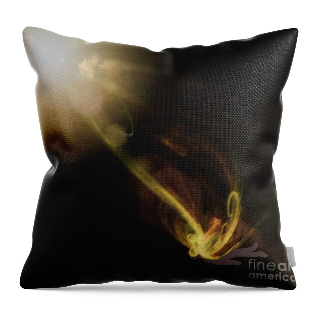 Spirit Throw Pillow featuring the digital art Taken by Diamante Lavendar