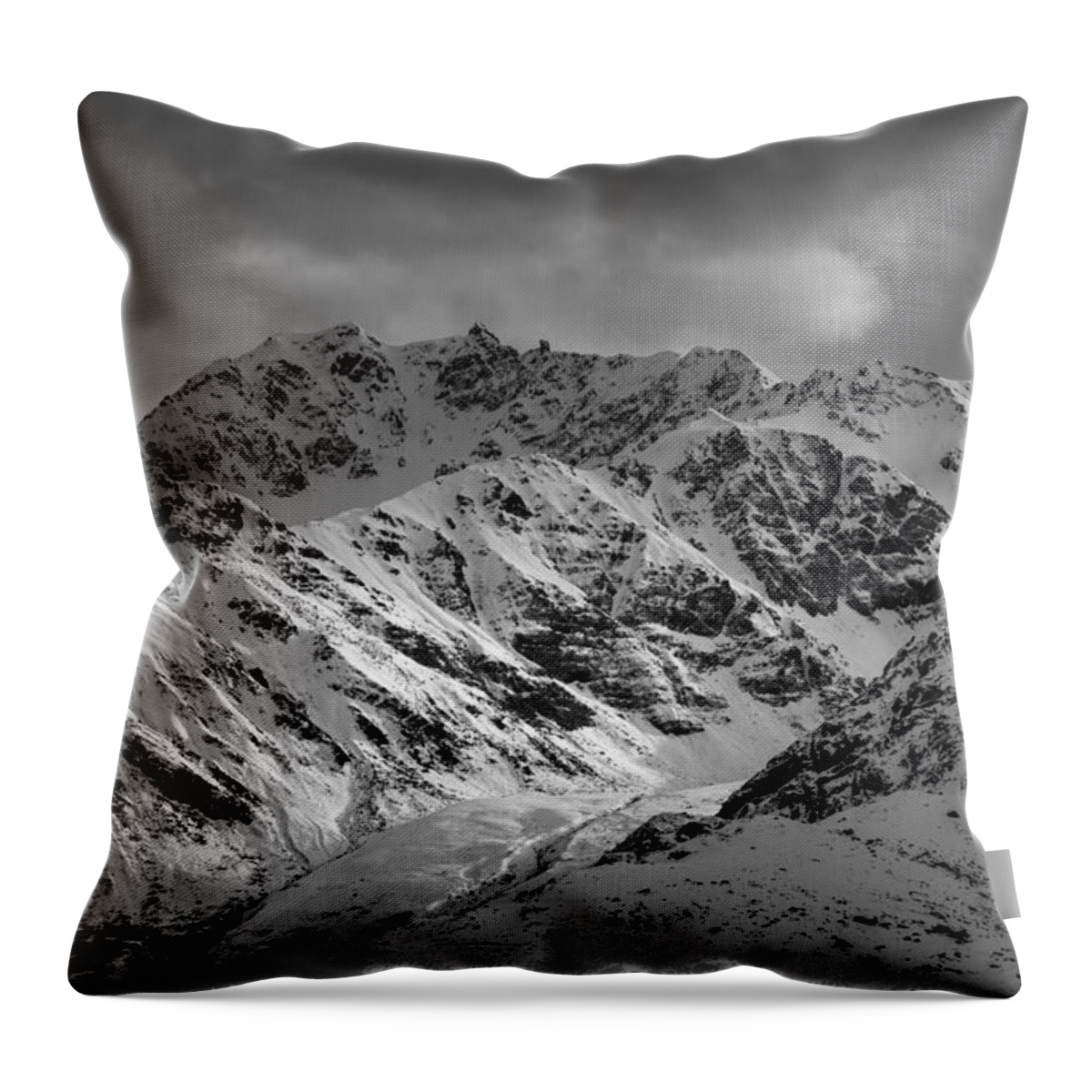 Alaska Throw Pillow featuring the photograph Talkeetna Mountains, Alaska by Scott Slone