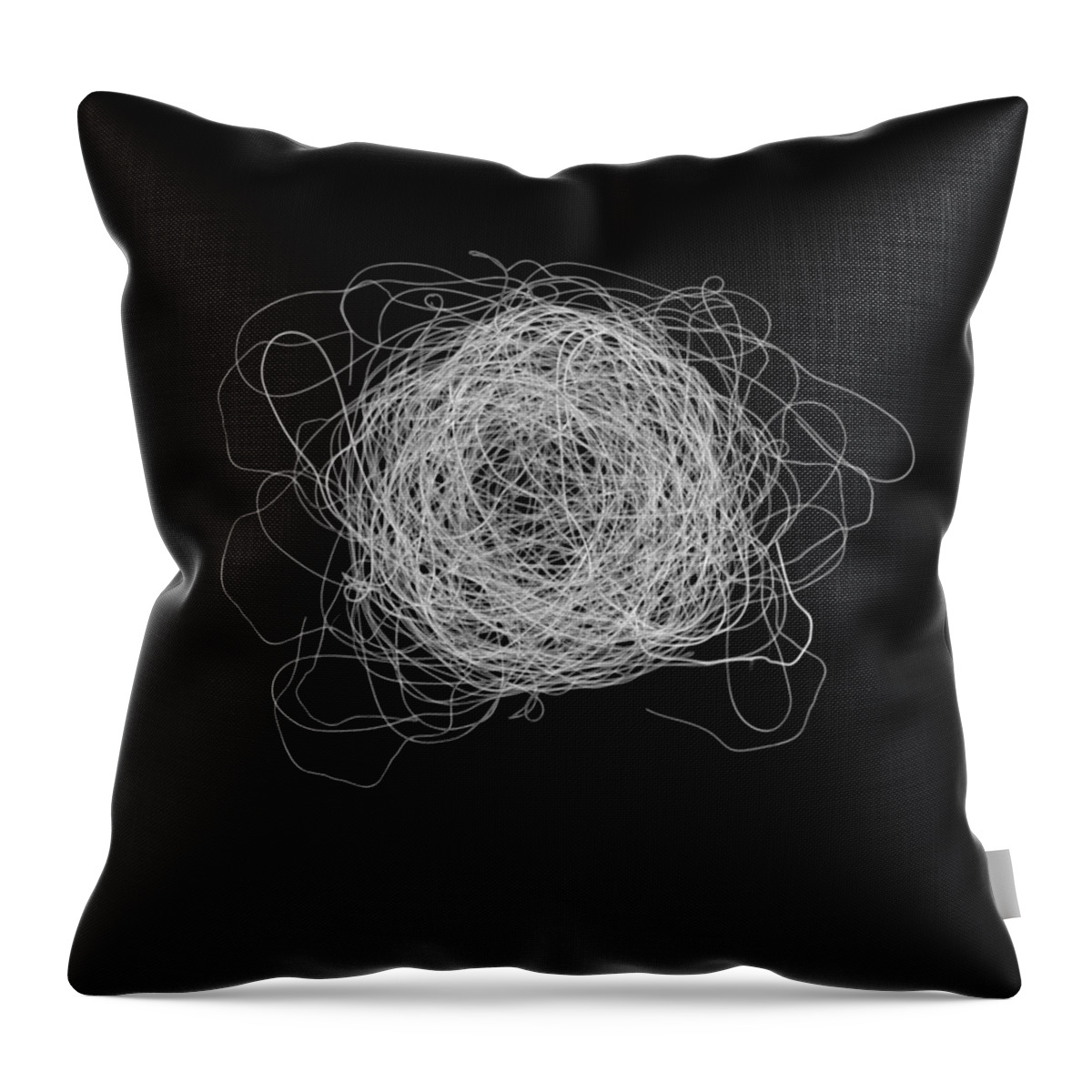 Abstract Photography Throw Pillow featuring the photograph Tangled and Twisted by Scott Norris