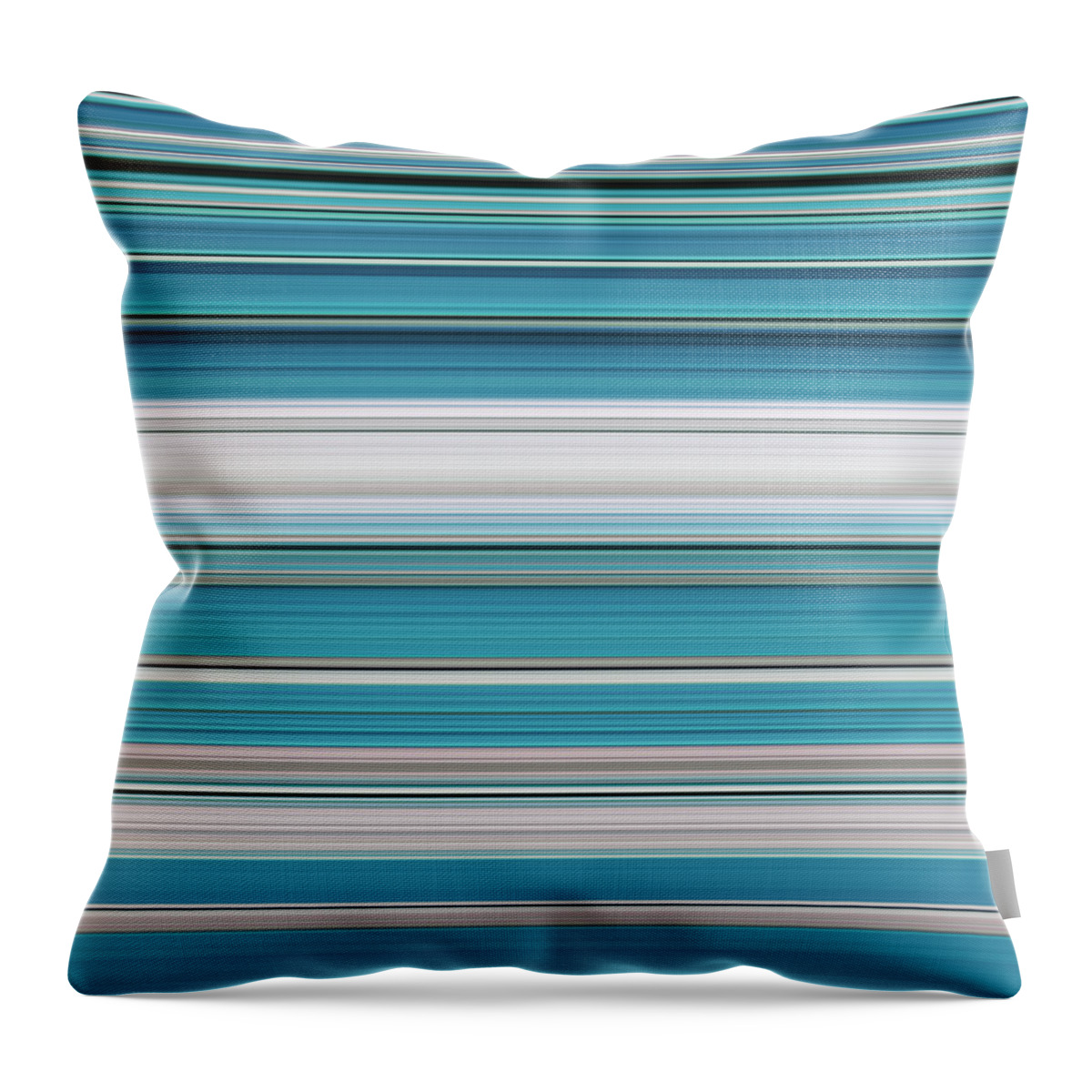Teal Throw Pillow featuring the photograph Teal Lines by Tim Gainey