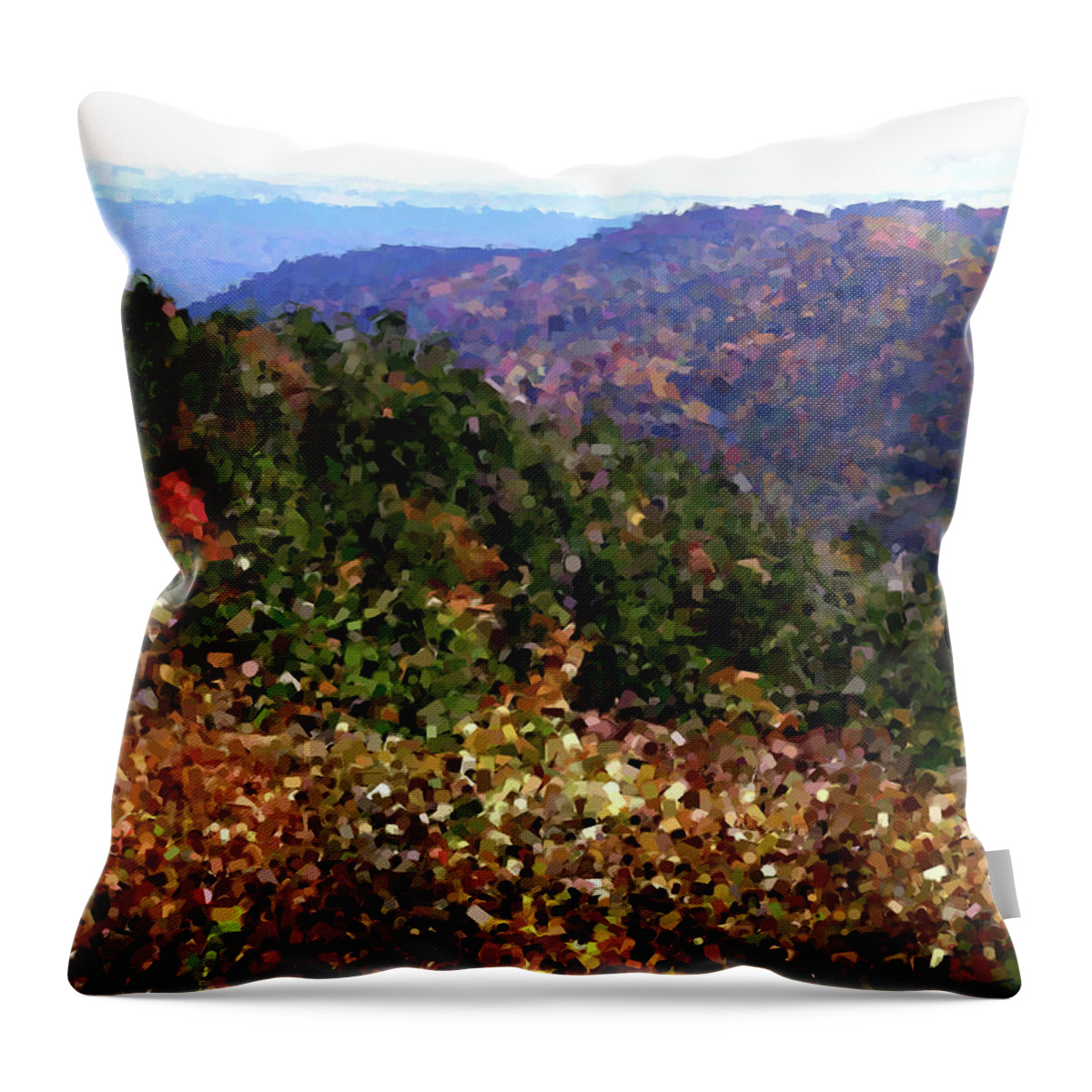 Tennessee Throw Pillow featuring the digital art Tennessee by Phil Perkins