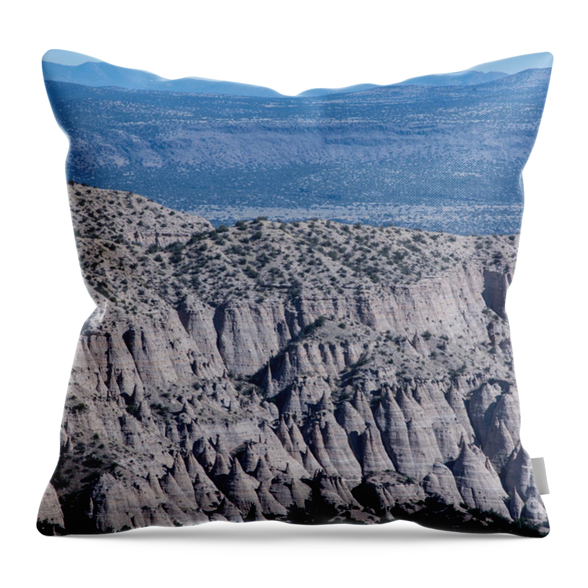 Tent Rocks Throw Pillow featuring the photograph Tent Rocks by John Greco