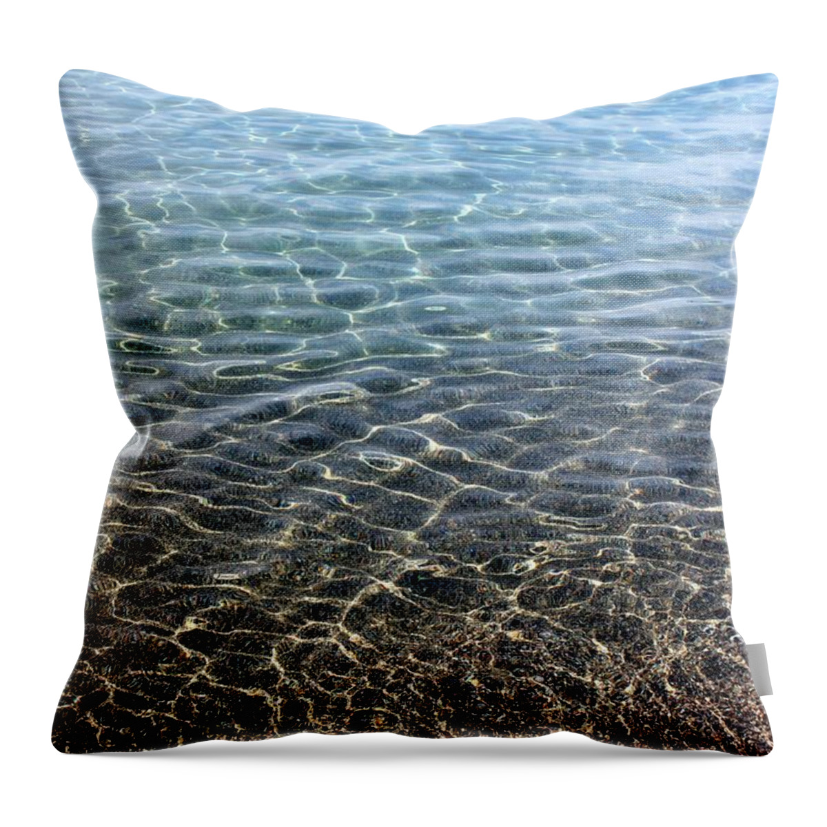 Terrace Bay Throw Pillow featuring the photograph Terrace Bay by Pat Purdy