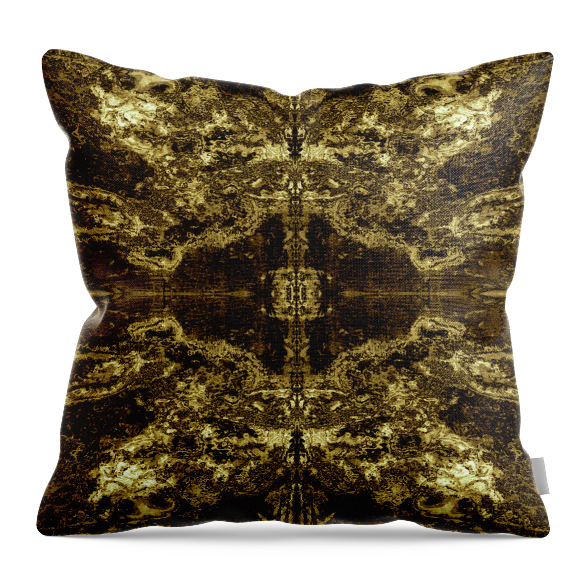Abstract Throw Pillow featuring the digital art Tessellation No. 2 by David Gordon