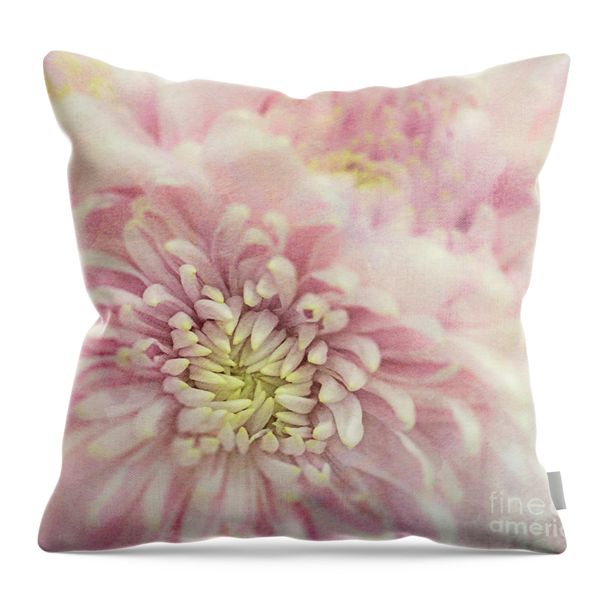 Dahlia Throw Pillow featuring the photograph Textured In Pink by Arlene Carmel