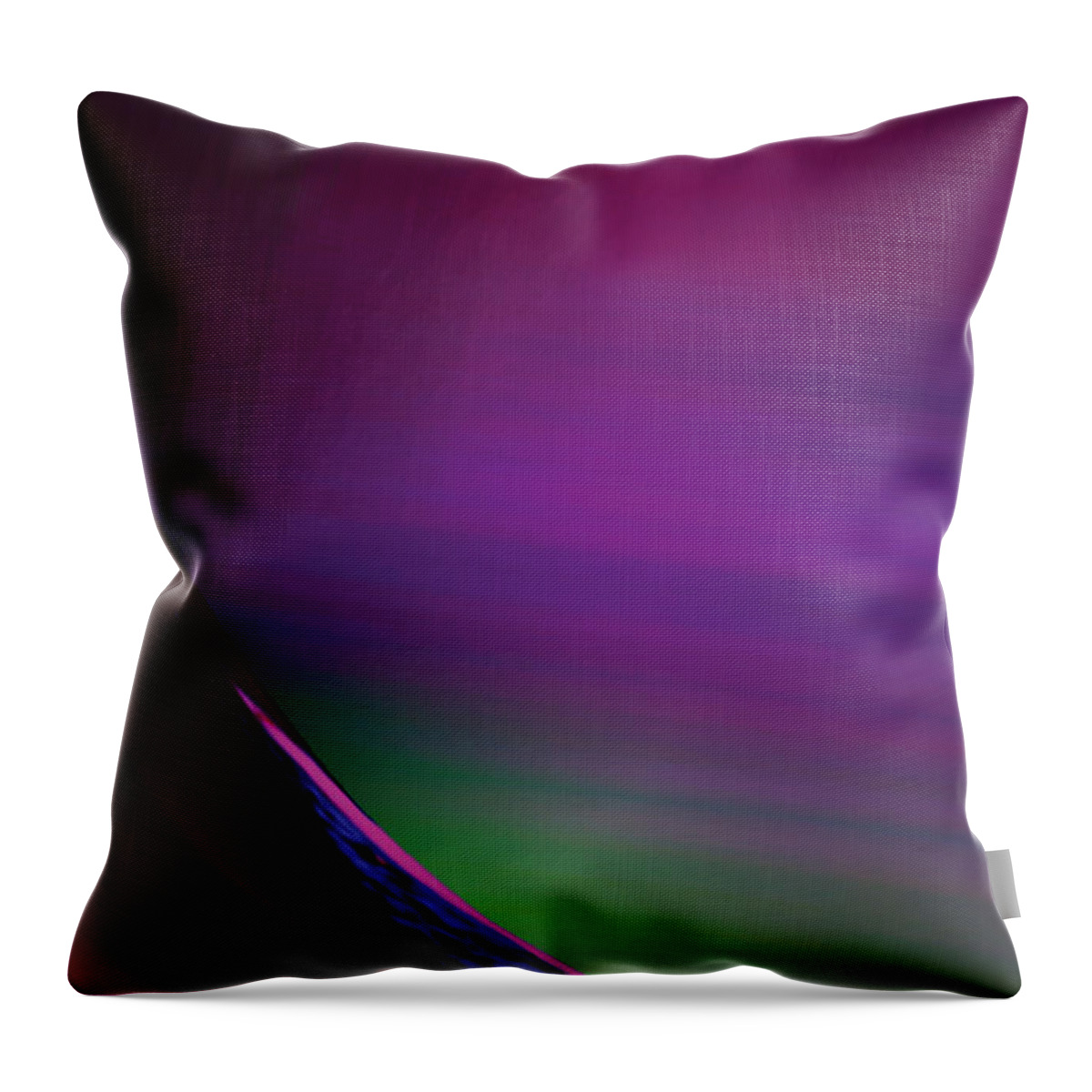 Abstract Throw Pillow featuring the painting The Air of Mystery by Gerlinde Keating