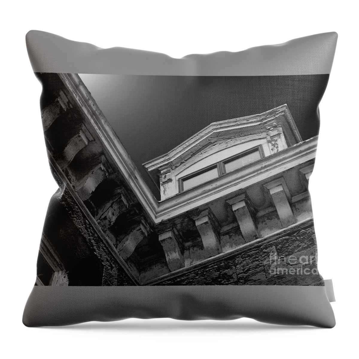 Architecture Throw Pillow featuring the photograph The Attic by Amaryllis Leon
