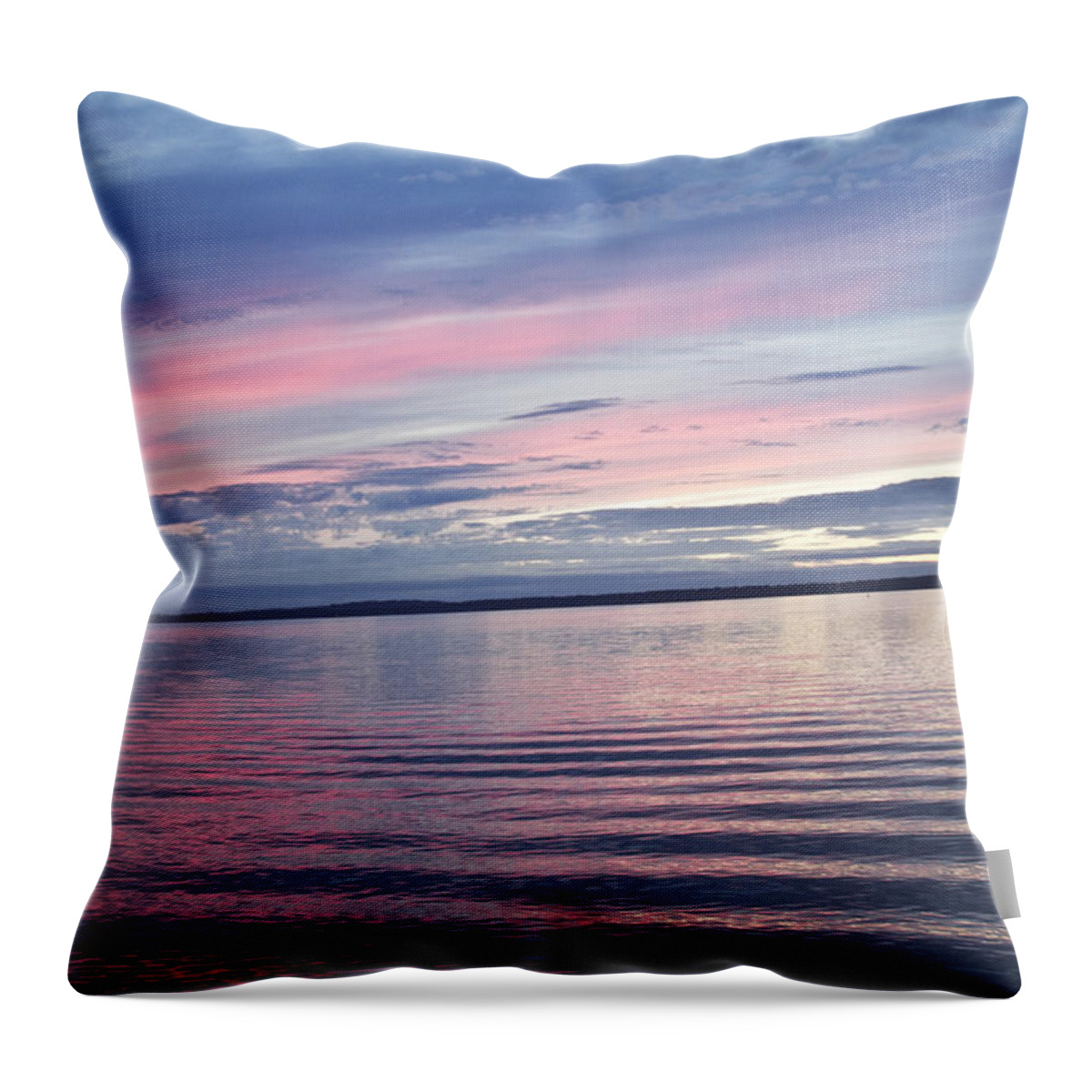 Ocean Throw Pillow featuring the photograph The Bay by Elvira Butler