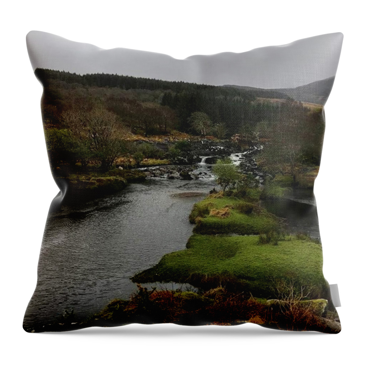 Lake Throw Pillow featuring the photograph The Black Valley In County Kerry by Katie Cupcakes