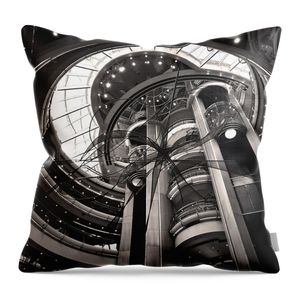Centrum Throw Pillow featuring the photograph The Centrum by Steven Sparks