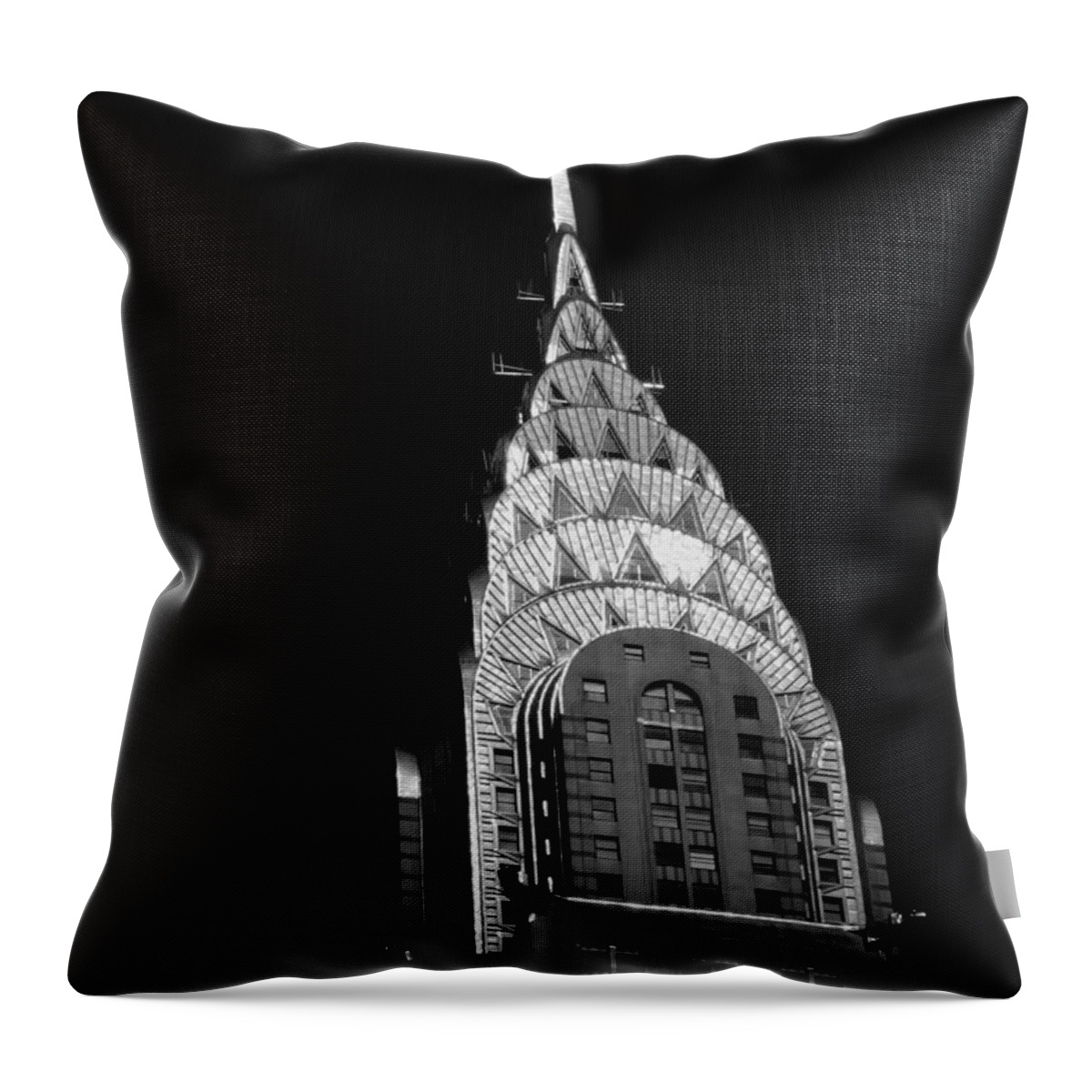 Chrysler Building Throw Pillow featuring the photograph The Chrysler Building by Vivienne Gucwa