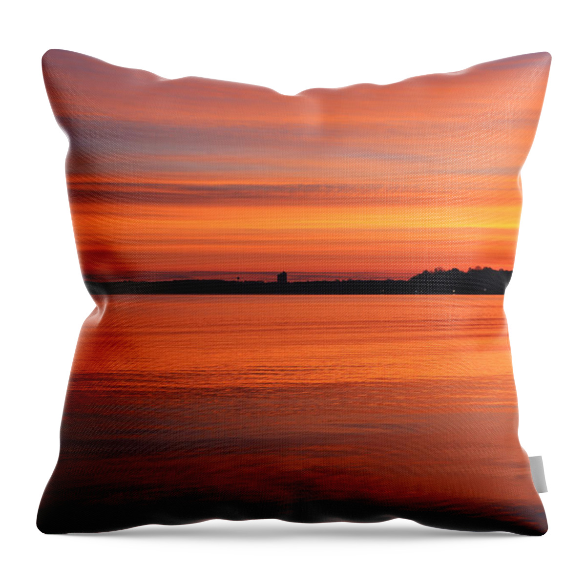 The Colors Of Dawn Throw Pillow featuring the photograph The Colors of Dawn by Rachel Cohen