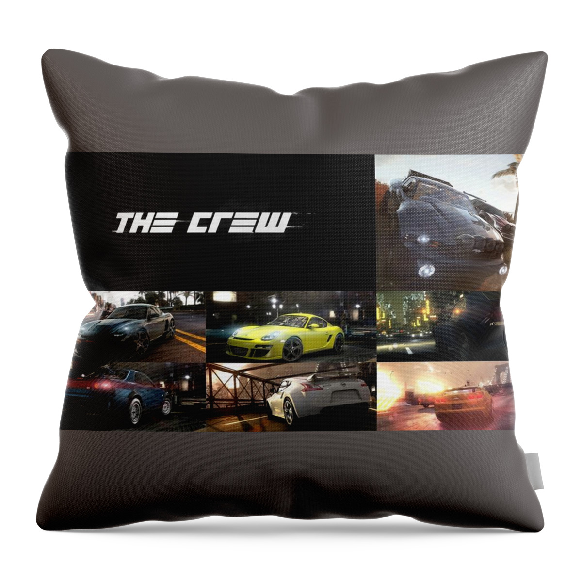 The Crew Throw Pillow featuring the digital art The Crew by Maye Loeser