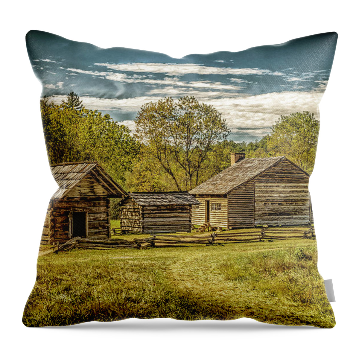 National Park Throw Pillow featuring the photograph The Dan Lawson Place by Nick Zelinsky Jr