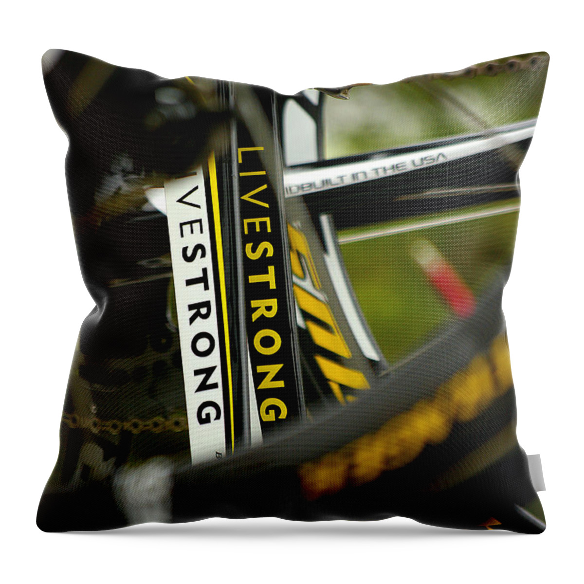 Livestrong Throw Pillow featuring the photograph The Diving Power by Vicki Pelham