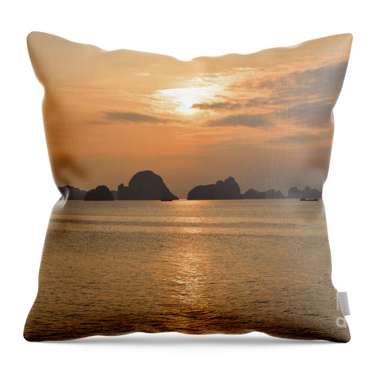 The Edge Of The World Throw Pillow featuring the photograph The Edge of the World by Josephine Cohn