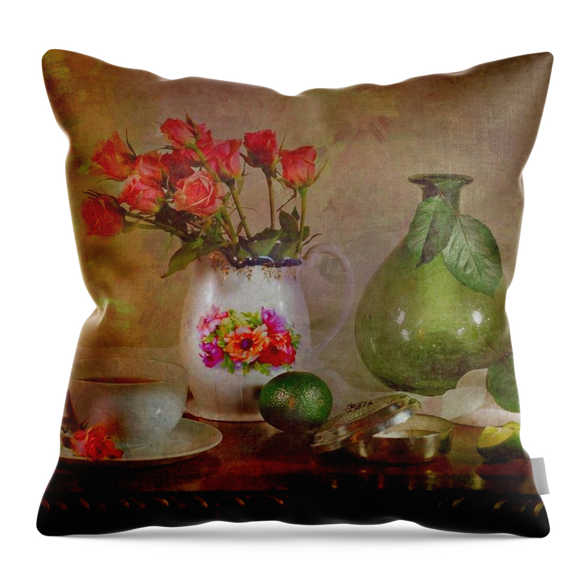 The Elegant Lady Throw Pillow featuring the photograph The Elegant Lady by Diana Angstadt