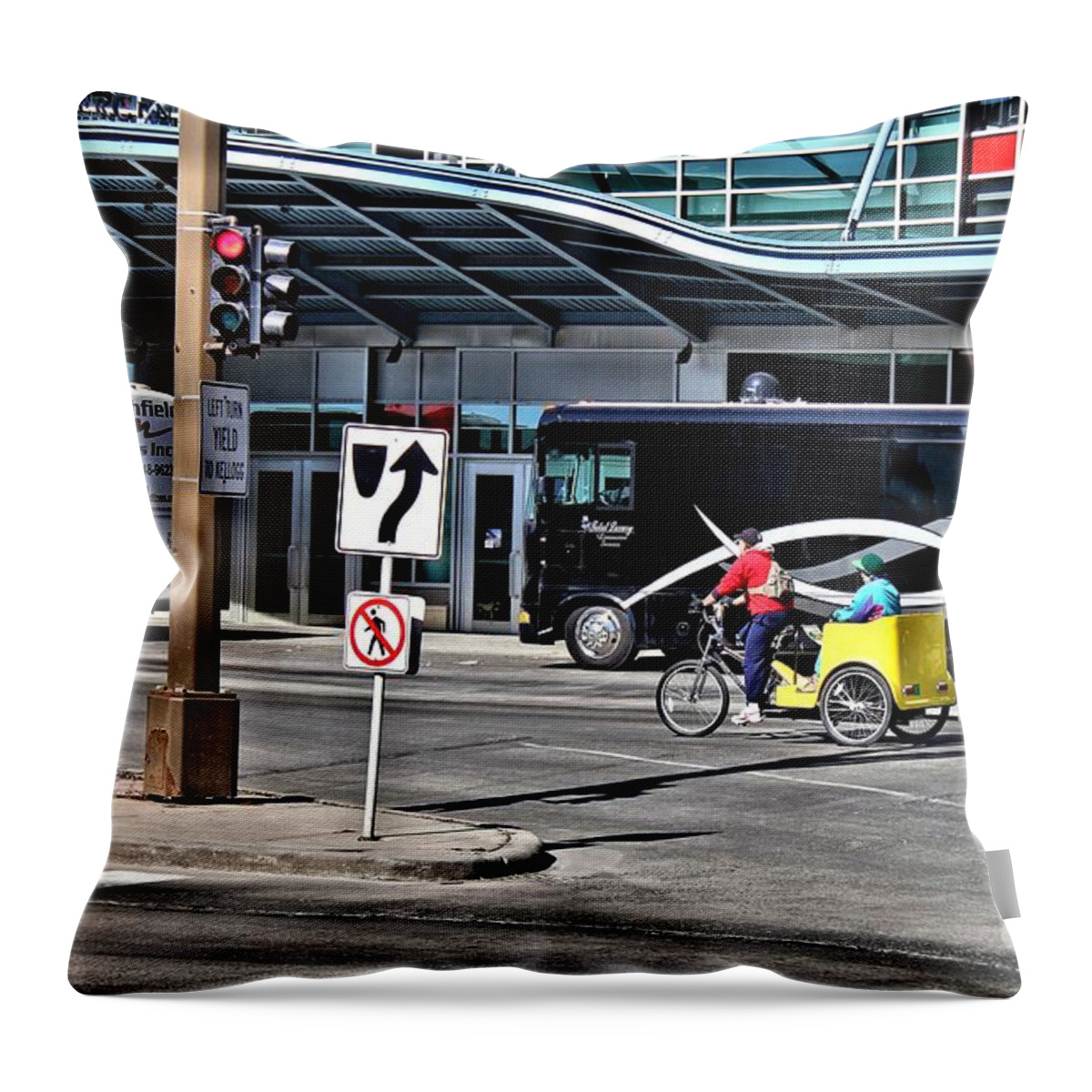 Fast Throw Pillow featuring the photograph The Fast Lane by Jimmy Ostgard