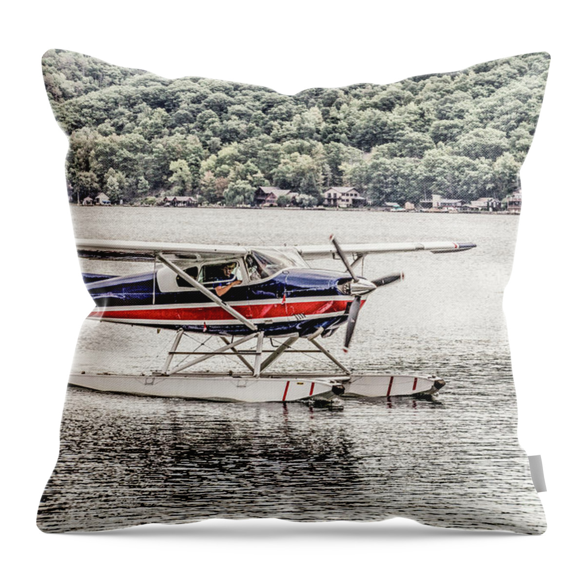 Float Throw Pillow featuring the photograph The Float by William Norton