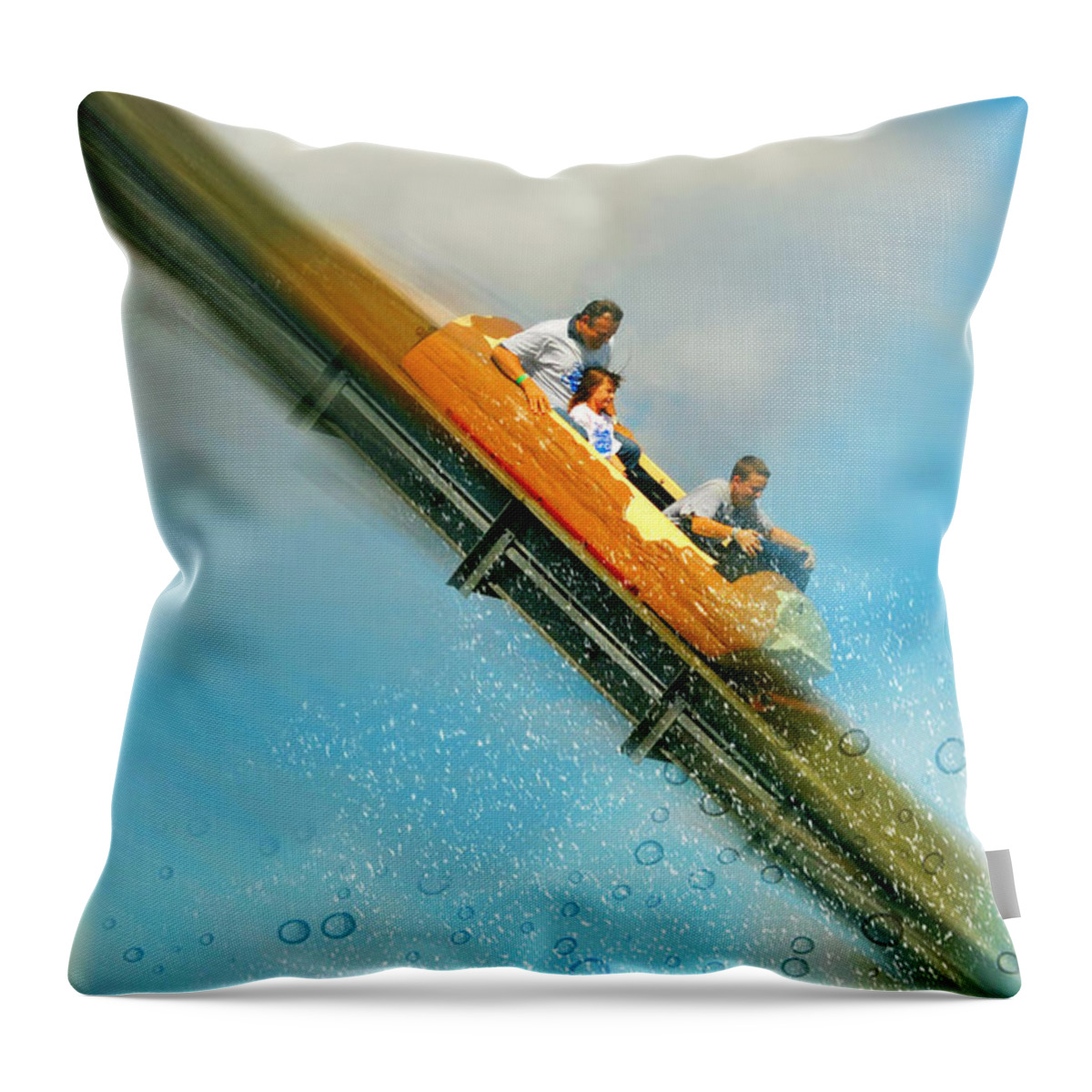 Miscellaneous Throw Pillow featuring the photograph The Flume by Diana Angstadt