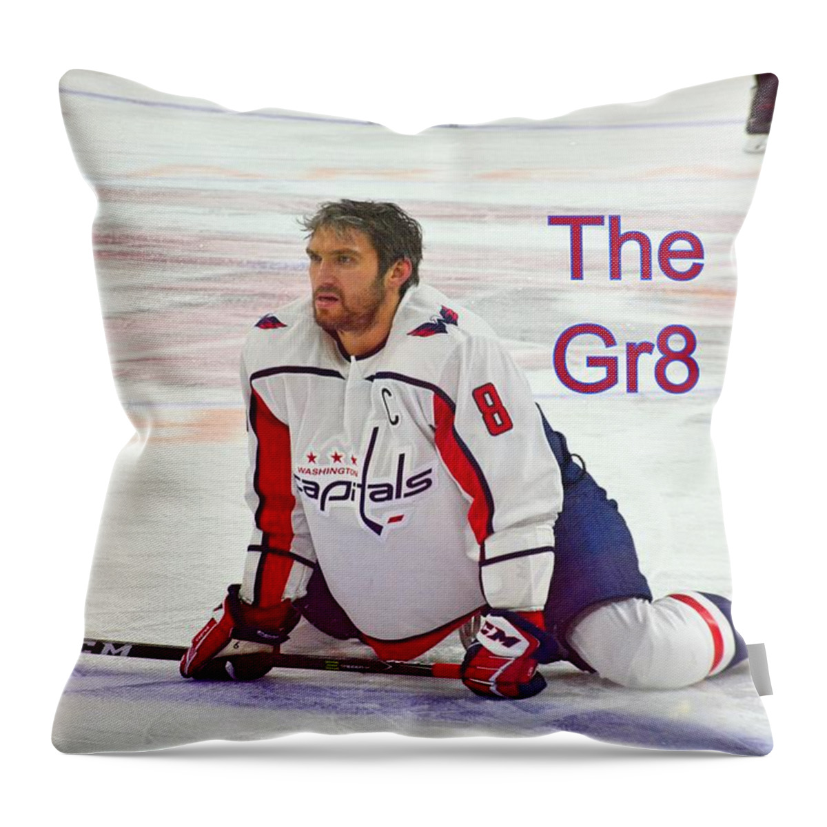 The Gr8 Throw Pillow featuring the photograph The GR8 by Lisa Wooten