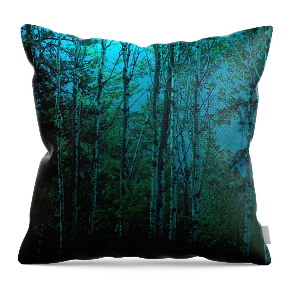 Trees Throw Pillow featuring the photograph The Grove by Loni Collins