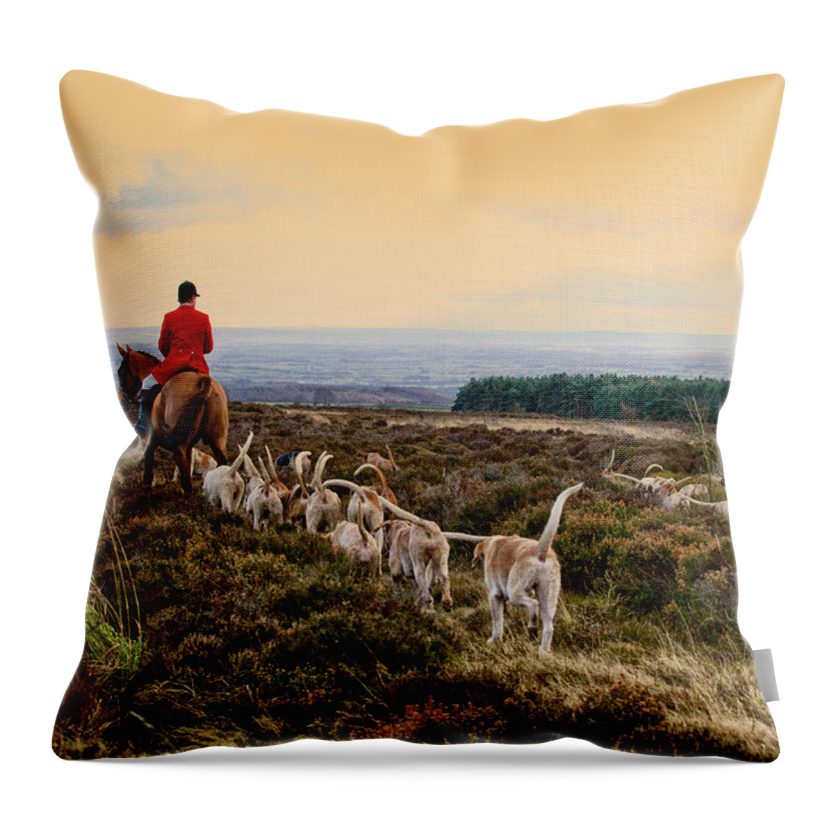 Animals Throw Pillow featuring the photograph The High Country by Mark Egerton
