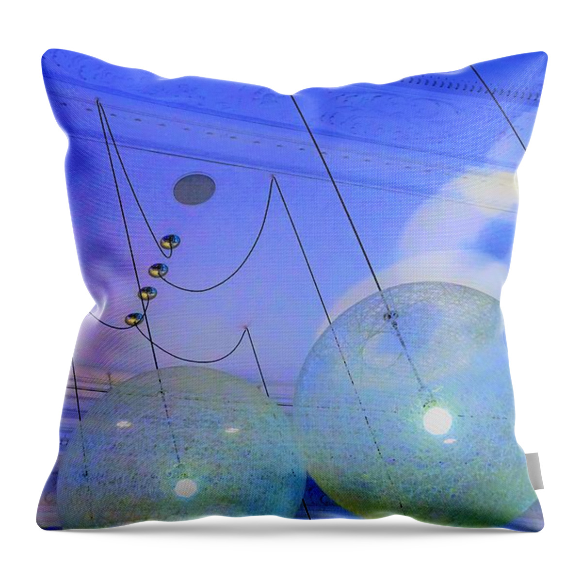 Lights Throw Pillow featuring the photograph The High Lights by Merle Grenz