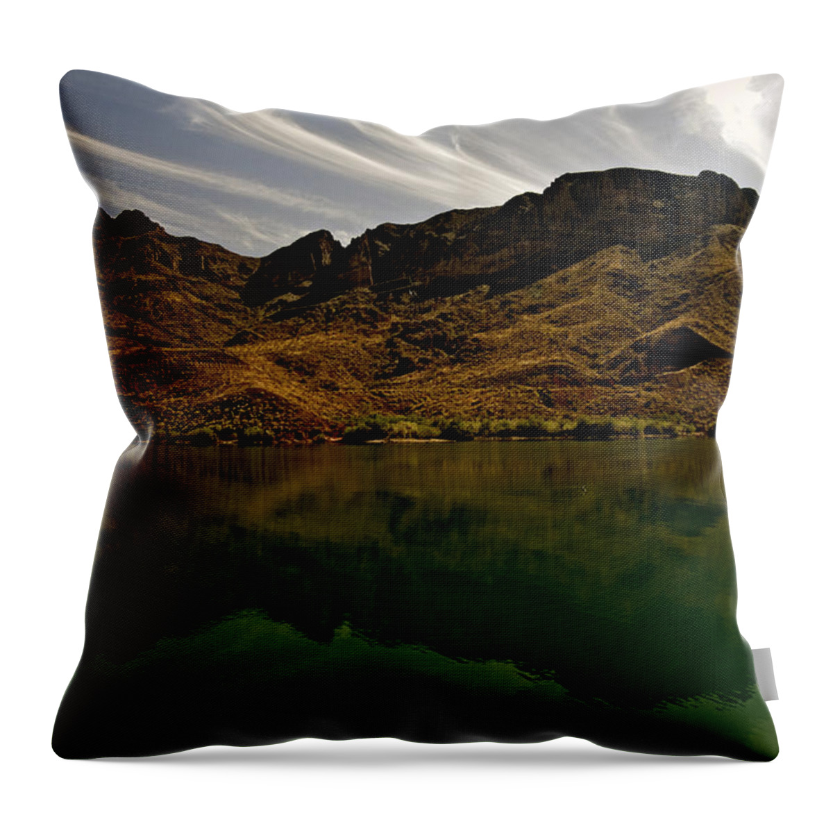 Water Throw Pillow featuring the photograph Reflecting  by Gilbert Artiaga