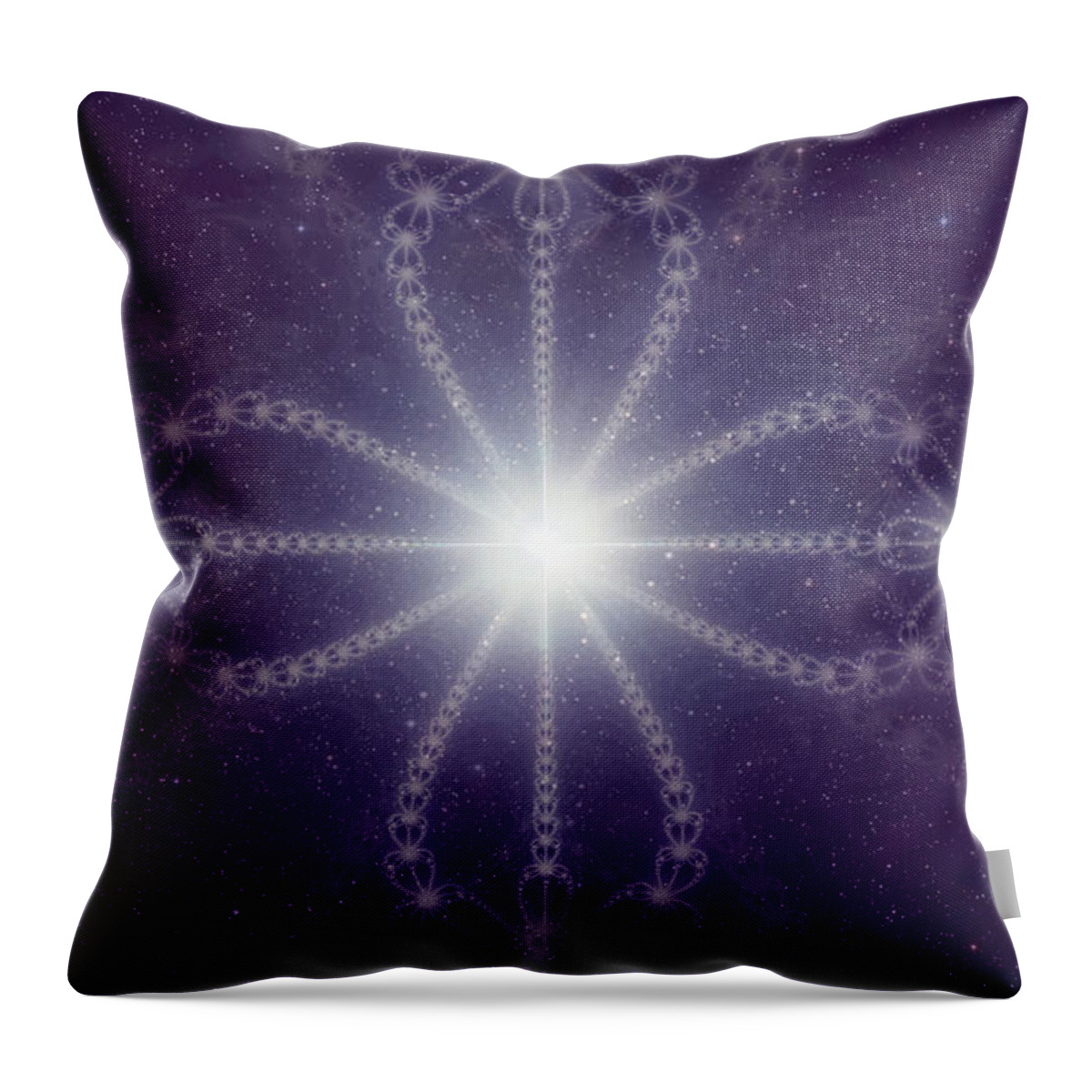 Stars Throw Pillow featuring the photograph The Language Of The Stars by Michal Sornat