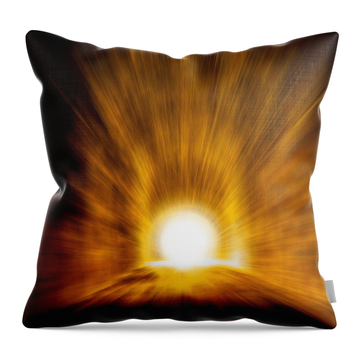 Lights Throw Pillow featuring the photograph The Light at the End of the Tunnel by Pelo Blanco Photo