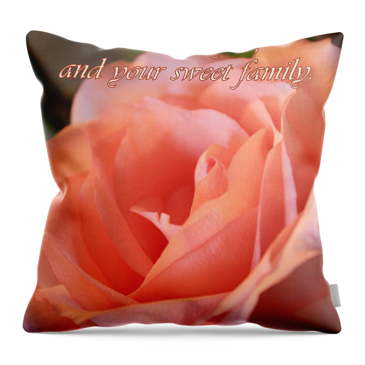 Card Throw Pillow featuring the photograph The Light of God by Carol Groenen