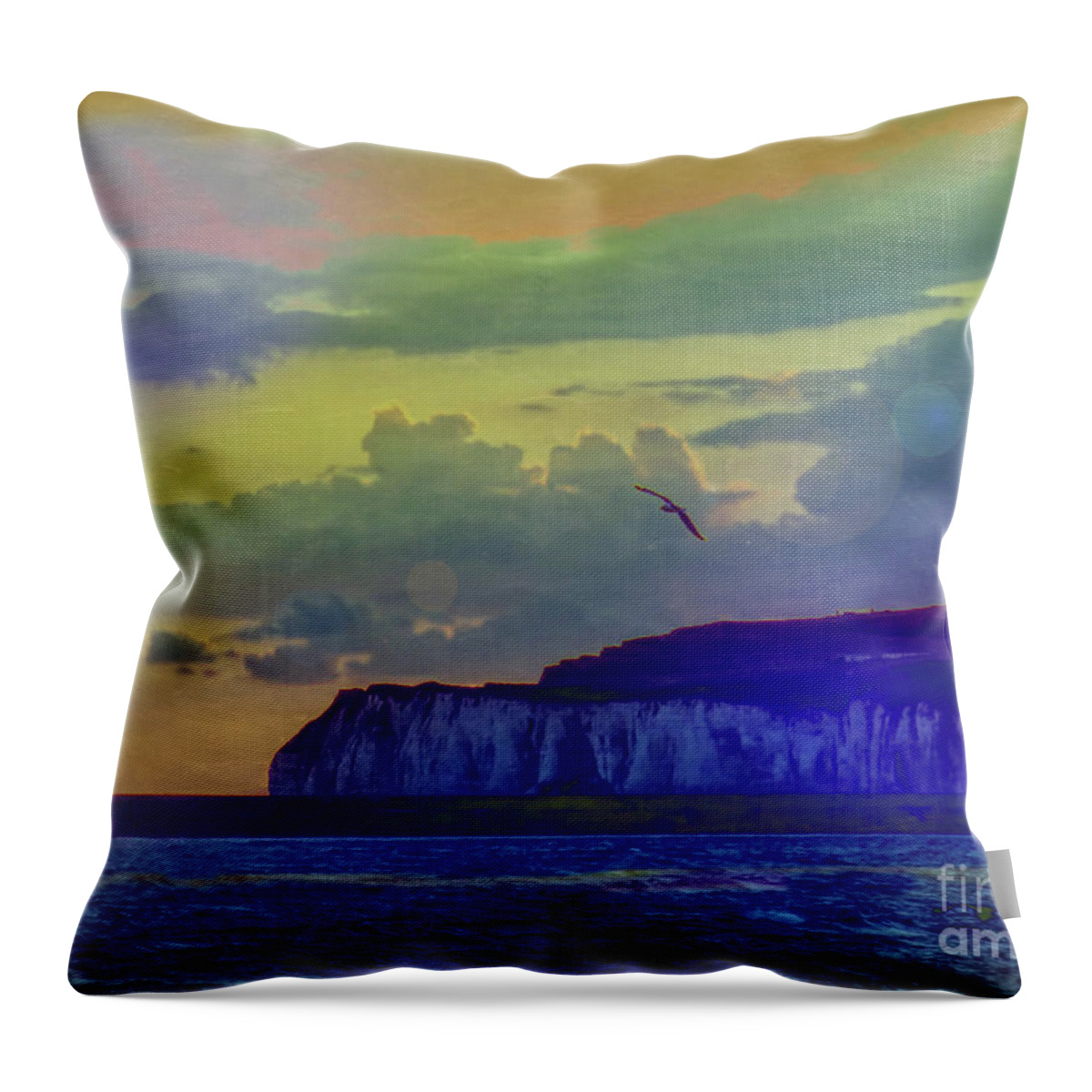 Lighthouse Throw Pillow featuring the photograph The Lighthouse by LemonArt Photography