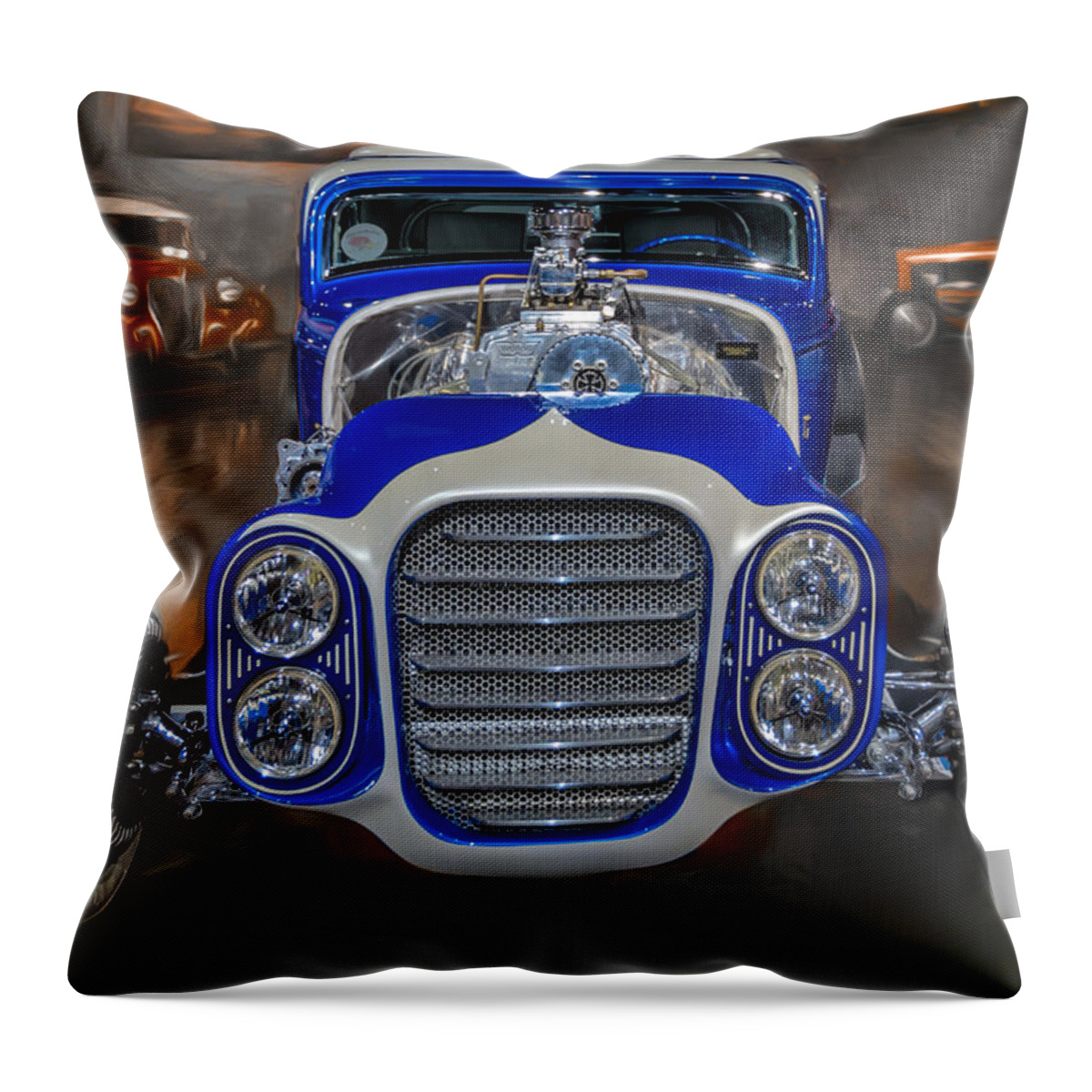 Car Throw Pillow featuring the photograph The Little Deuce Coupe #2 by Susan Rissi Tregoning