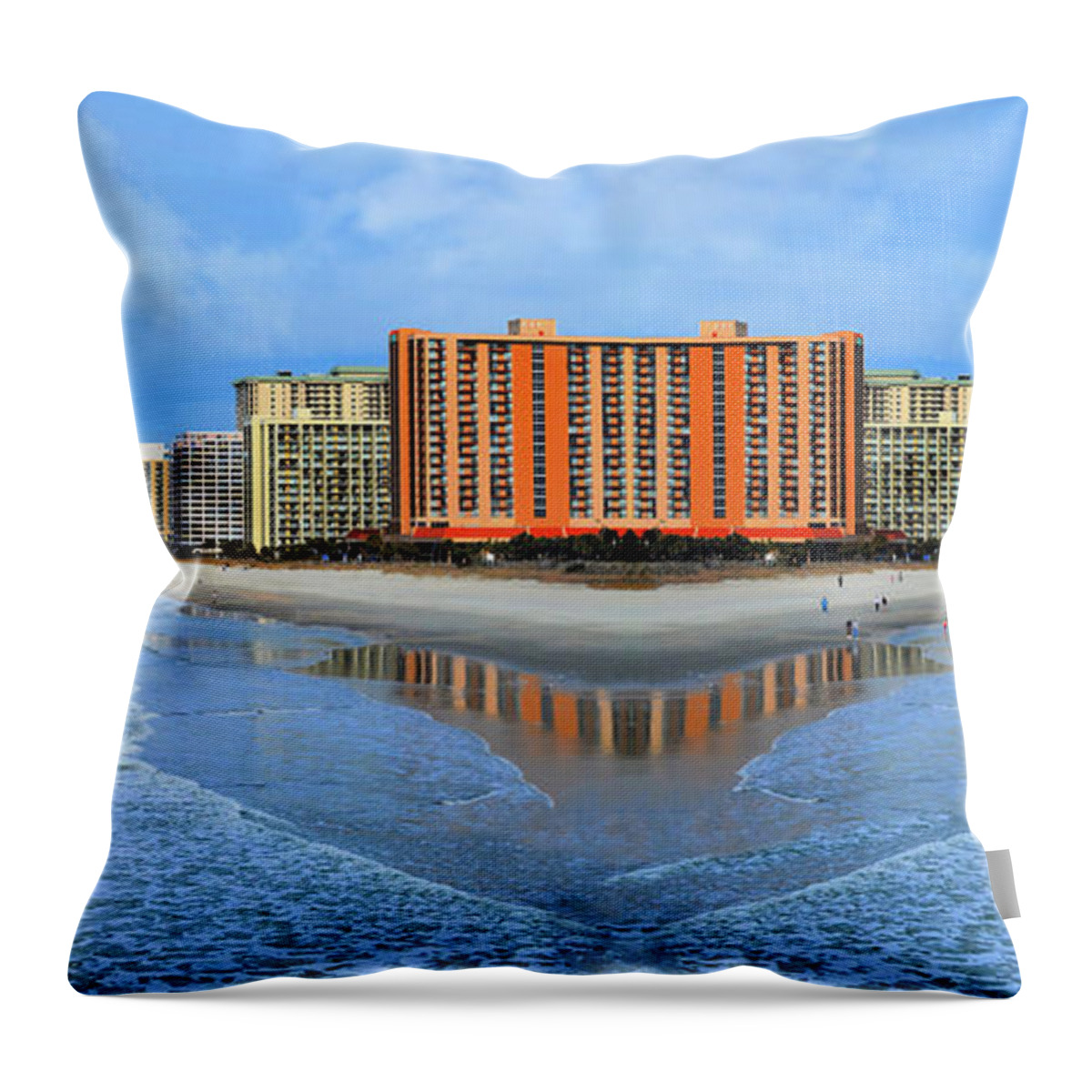 Scenic Throw Pillow featuring the photograph The Mirrors Of Your Mind by Kathy Baccari